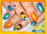 Summer nail art
