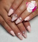 Elegáns rózsaszín kagylómintával