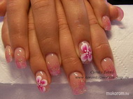 rózsaszín virágos