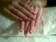 Színes zselés lakk díszités