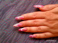 Saját bal kéz beépített tollal