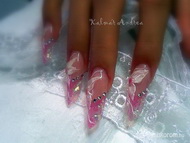 Edge köröm 3D virág  jégfólia