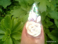 jégfóliás porci virággal