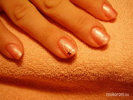 Gél lakk zselés swaroskis díszítéssel