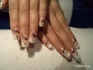 csillámmal matricával