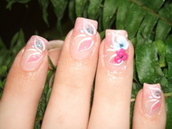 Best Nails - Combined nail decoration