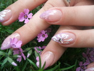 Best Nails - Combined nail decoration