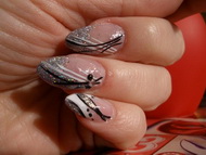 Best Nails - csillámos akrilos