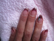 Porcelán,akrilfestéssel