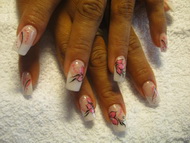 Porcelán,akrilfestéssel