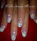 Best Nails - Combined nail decoration