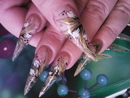 Zselés diszítés akrillal