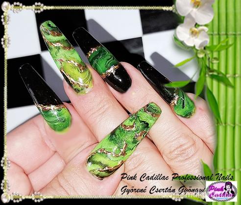 Gyöngyi Györené Csertán - Marble nail art - 2020-10-03 20:04