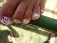 Best Nails - láb zselé