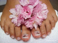 Pedikűr Géllakk akrilllal