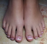 Francia pedi mani tip használatával