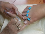 Best Nails - Marcsi francia lábköröm