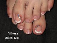 Pedi zselé kövekkel