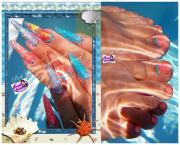 Foot nail art