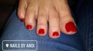 Best Nails - Ferrari piros