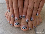 láb lakk kéz zselé