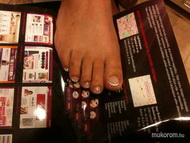 zselés köröm erősítés lábon