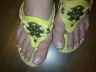 Best Nails - Boninak zselés körömerősítés..akrill virággal.