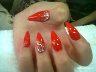 Best Nails - korall piros