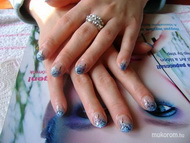 csillámos porcelán