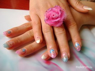 csillámos porcelán