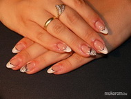 ezüst gyöngyház hálóval