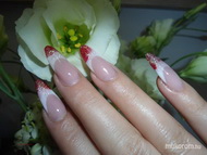 Best Nails -  Eper cukorral szórva