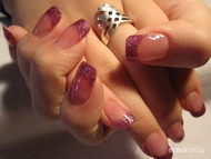 épített porcelán lila