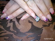 Nikinek aranypink csillámos