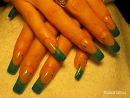 Best Nails - kék színátmenet