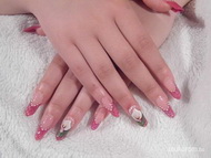 Porci műköröm zselés festéssel