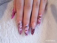 Porci műköröm zselés festéssel