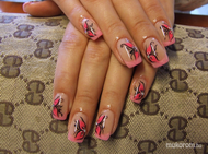 porcelán  akril festéssel