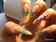 bal kezem magamnak porciból akril festéssel