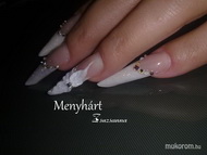 Best Nails - porcelán virággal