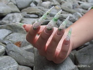 Best Nails - porci virággal