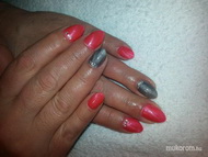 porcelán színes gel lakkal