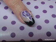 porcelánnal erősítés akril díszítés 