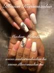 Pink and white