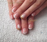 Saját köröm erősítés porcelánnal