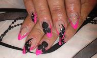 Best Nails - Neonpink fekete