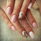 Bézs porcelán transzferfóliával