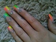 Best Nails - Nyári porcelán neon