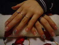 Best Nails - Boginak ... türkiz-fehér