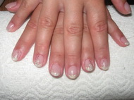 Gabinak, akrilhatású matricával...